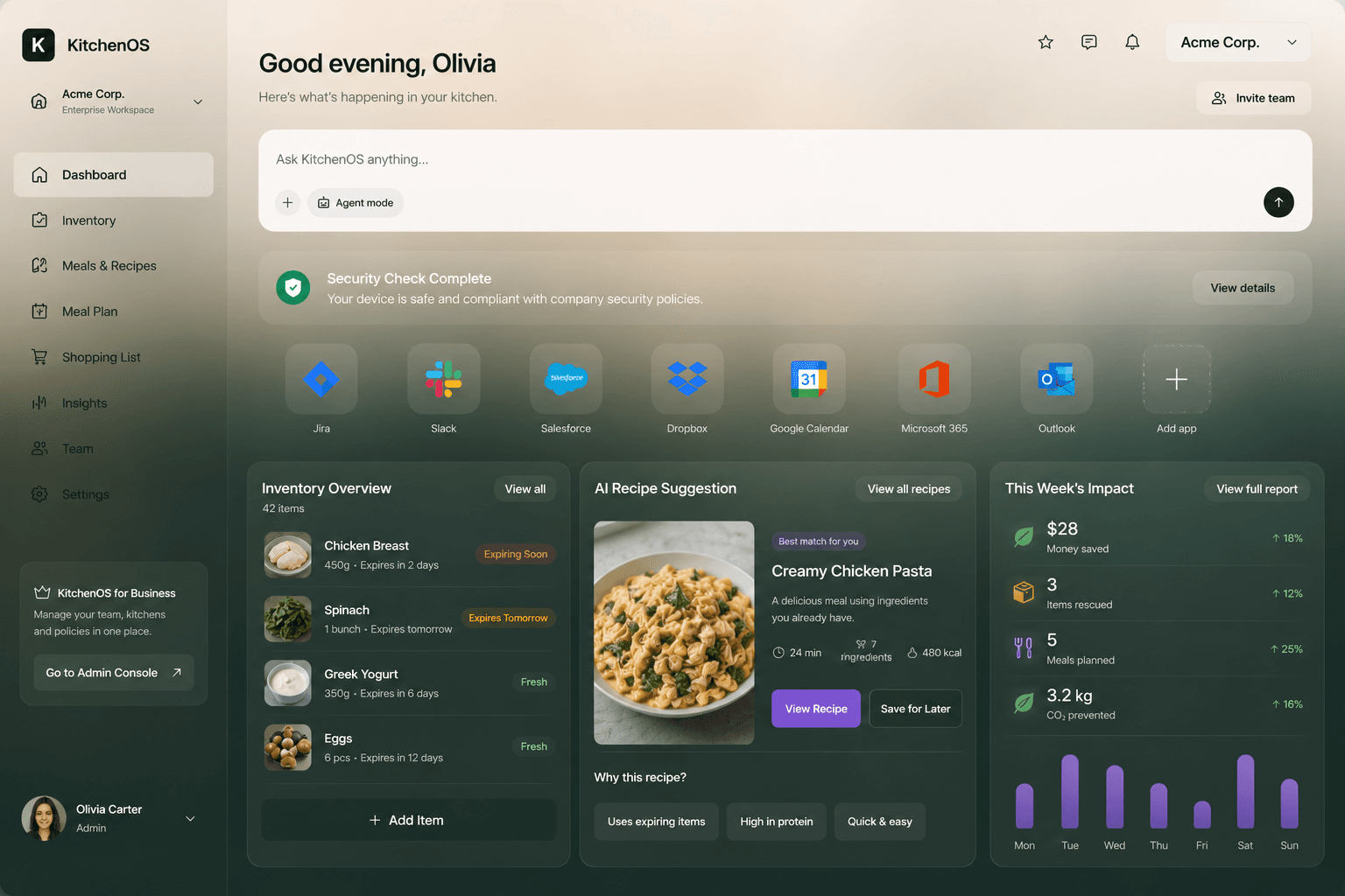 FridgeFox pantry freshness indicators for user-entered dates